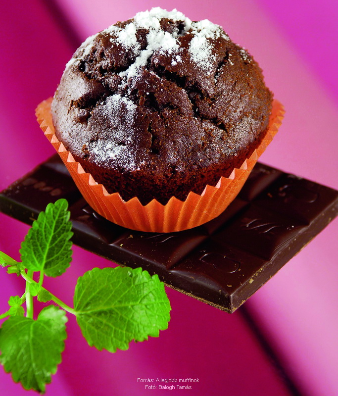 Egyszerű csokoládés muffin