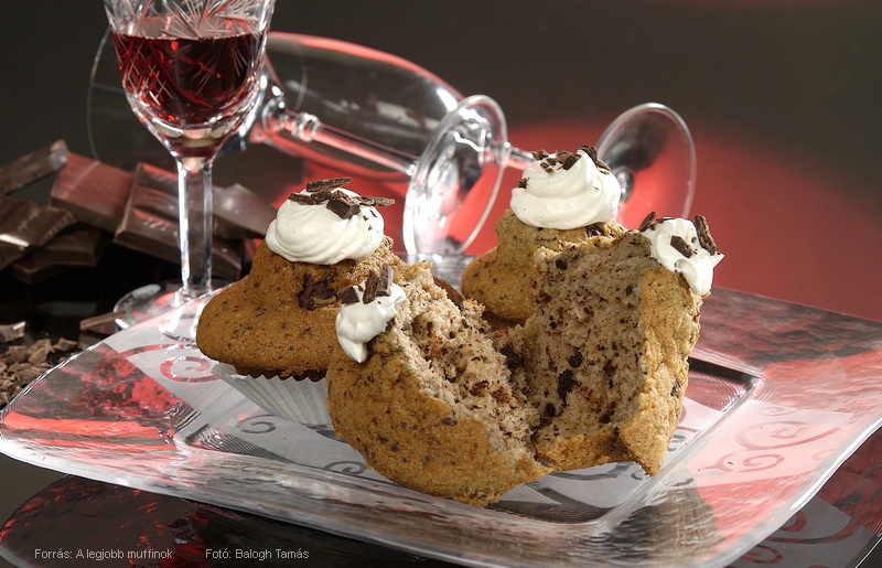 Boros, csokoládés muffin