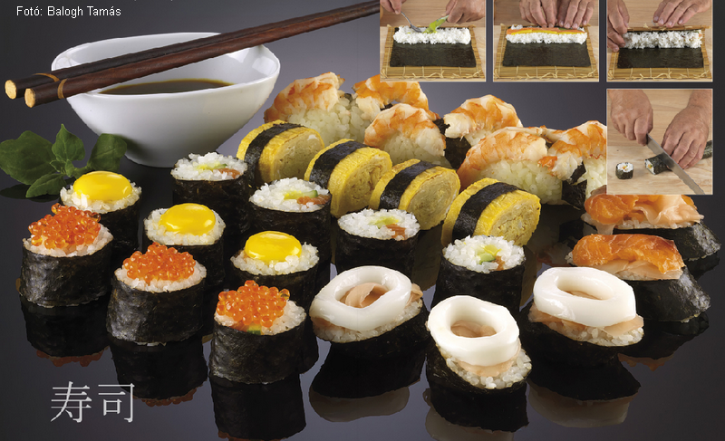Szusi (sushi) alaprecept - készítette Nemeskövi Dénes mesterszakács