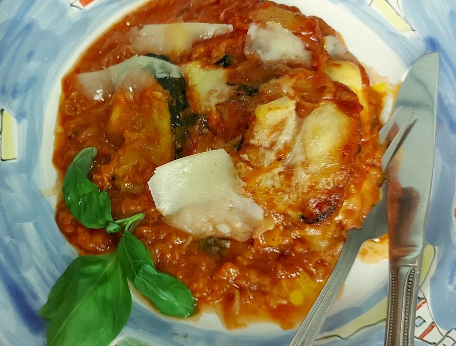 <!--:hu-->Olasz paradicsomos, sajtos cukkini (zucchini parmigiana)<!--:-->