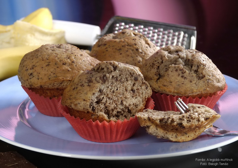 <!--:hu-->Banános, csokoládés muffin (tojás nélkül)<!--:-->