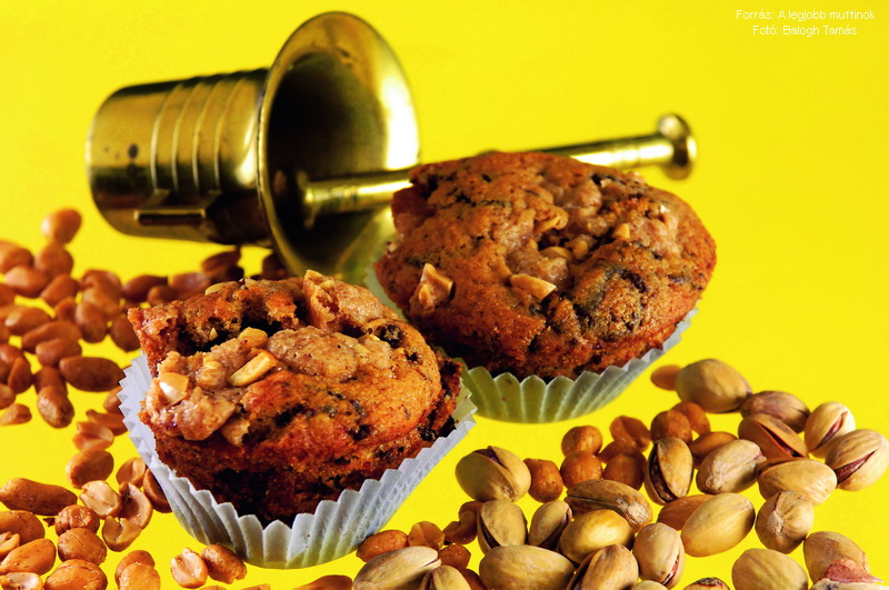 <!--:hu-->Csokoládés, mogyorós muffin<!--:-->