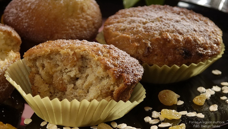 <!--:hu-->Mazsolás, zabpelyhes muffin <!--:-->