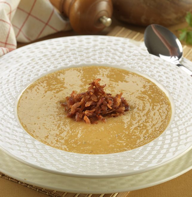 <!--:hu-->Passzírozott korhelyleves sült szalonnával <!--:-->