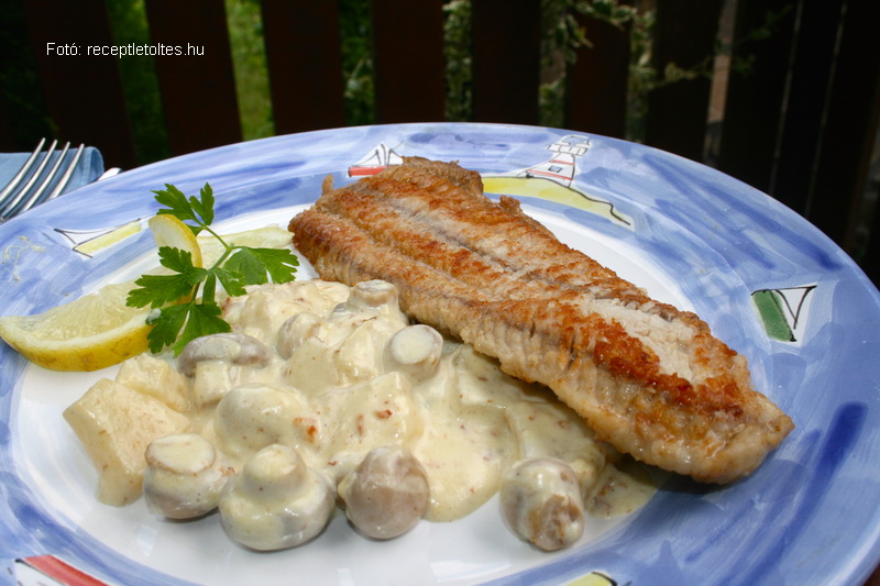 <!--:hu-->Sült hal ananászos, gombás, currys mártásban<!--:-->