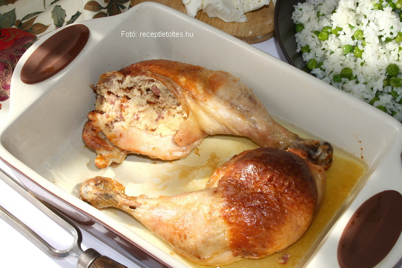 <!--:hu-->Szalonnás, sonkás juhtúróval töltött csirkecomb<!--:-->