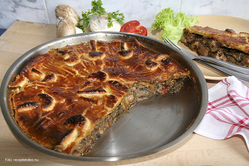 <!--:hu-->Gombás szűzpecsenye leveles tészta alatt sütve  –  készítette Csigó János mesterszakács<!--:-->