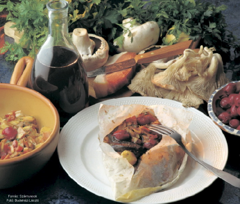 <!--:hu-->Kacsamájszeletek papírhüvelyben<!--:-->