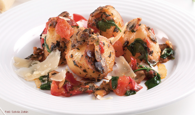 <!--:hu-->Krumpli olaszos stílusban (bazsalikomos pesztóval)<!--:-->