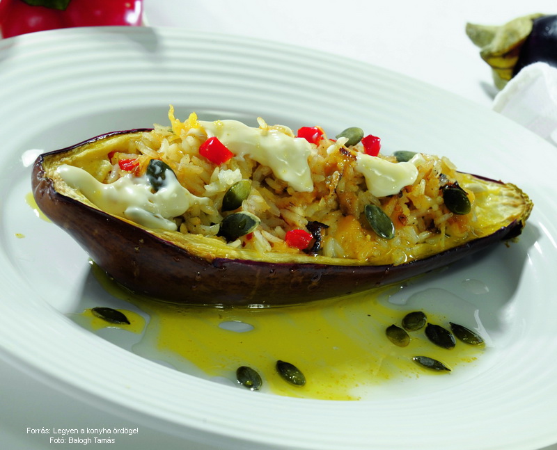 <!--:hu-->Padlizsán tökmagos rizzsel<!--:-->