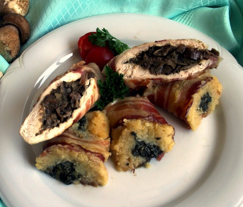 <!--:hu-->Vargányával töltött csirkemell spenótos tört krumplival  –  készítette Csigó János mesterszakács<!--:-->